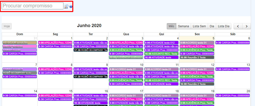 novidades gojur busca agenda jur&iacute;dica, Novidade do GOJUR – Op&ccedil;&atilde;o de busca na agenda jur&iacute;dica