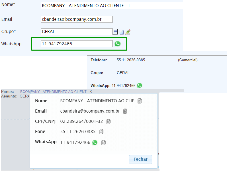 whatsapp gojur , Integração com WhatsAPP e Filtro de Publicações no GOJUR