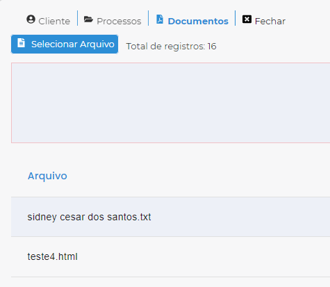 cliente documento , Novo Módulo de Clientes GOJUR
