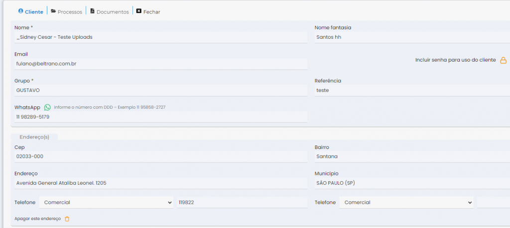 cliente edicao , Novo Módulo de Clientes GOJUR