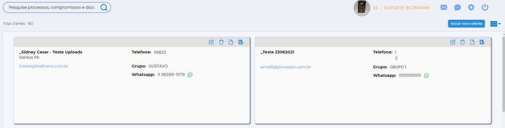 cliente painel , Novo Módulo de Clientes GOJUR